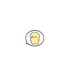 【小さくリアクション】シンプルまるい人（個別スタンプ：22）