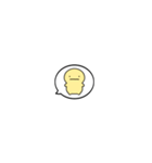 【小さくリアクション】シンプルまるい人（個別スタンプ：29）