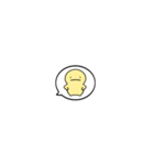 【小さくリアクション】シンプルまるい人（個別スタンプ：30）