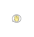 【小さくリアクション】シンプルまるい人（個別スタンプ：31）