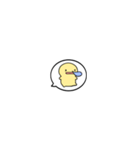 【小さくリアクション】シンプルまるい人（個別スタンプ：37）