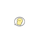 【小さくリアクション】シンプルまるい人（個別スタンプ：40）