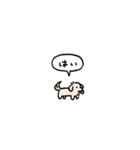 小さいチワックス(フキダシ)（個別スタンプ：1）