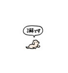 小さいチワックス(フキダシ)（個別スタンプ：7）