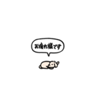 小さいチワックス(フキダシ)（個別スタンプ：8）