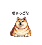 鹿児島弁の太っちょ柴犬（個別スタンプ：15）