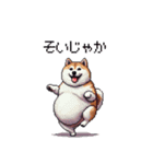 鹿児島弁の太っちょ柴犬（個別スタンプ：31）