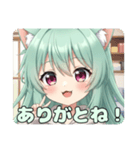 パーカーピース精霊みなみちゃん（個別スタンプ：3）