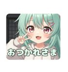 応援したりピースしたりプレミアムみなみ（個別スタンプ：5）