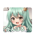 応援したりピースしたりプレミアムみなみ（個別スタンプ：27）