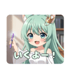 応援したりピースしたりプレミアムみなみ（個別スタンプ：30）
