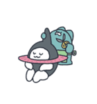 ミラクル！ワンダーザメさん（個別スタンプ：10）