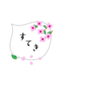 レトロ感ちょっとシュールな小さいふきだし（個別スタンプ：7）