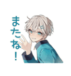 天使界隈くんのかわいい日常（個別スタンプ：14）