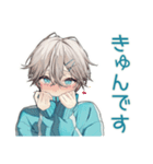 天使界隈くんのかわいい日常（個別スタンプ：21）