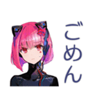 感情エラーでバグるロボ娘（個別スタンプ：20）
