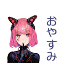 感情エラーでバグるロボ娘（個別スタンプ：40）