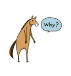 会話の合間に馬！スタンプ（個別スタンプ：6）