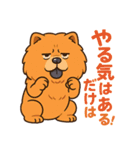 ポジティブチャウチャウ⭐︎元気スタンプ（個別スタンプ：4）