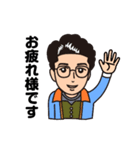 森田さんの似顔絵スタンプ（個別スタンプ：2）