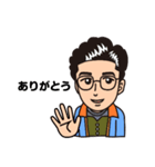 森田さんの似顔絵スタンプ（個別スタンプ：7）