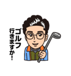 森田さんの似顔絵スタンプ（個別スタンプ：13）