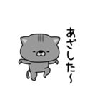 にゃむ猫ちゃぽ挨拶適当っちゃ適当（個別スタンプ：11）
