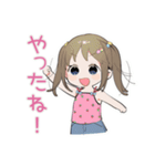 女児のごほうび宣言スタンプ（個別スタンプ：38）