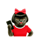 マダム・ルビーキャット（個別スタンプ：34）