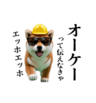 動く柴犬エッホエッホ☆現場仕事（個別スタンプ：7）