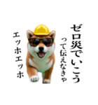 動く柴犬エッホエッホ☆現場仕事（個別スタンプ：11）