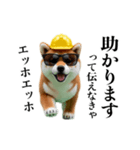 動く柴犬エッホエッホ☆現場仕事（個別スタンプ：17）