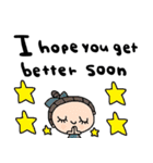 (nenerin日常会話スタンプ376英語気遣い)（個別スタンプ：15）