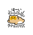 まんまるタヌキ（文字付き）（個別スタンプ：15）