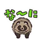 エゾタヌキです（個別スタンプ：1）
