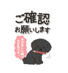 やさしいトイプードル『仕事＆連絡』（個別スタンプ：23）