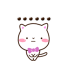 シロネコすたんぷ☆ぷっくり文字（個別スタンプ：29）