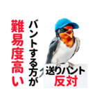 【野球】送りバント反対党の燕ファンつばめ（個別スタンプ：10）