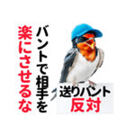 【野球】送りバント反対党の燕ファンつばめ（個別スタンプ：18）