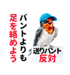【野球】送りバント反対党の燕ファンつばめ（個別スタンプ：21）