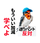 【野球】送りバント反対党の燕ファンつばめ（個別スタンプ：31）
