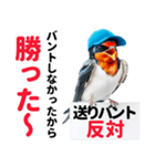 【野球】送りバント反対党の燕ファンつばめ（個別スタンプ：35）