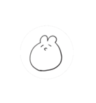窓から覗くハートちゃんと仲間たち（個別スタンプ：1）