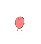 窓から覗くハートちゃんと仲間たち（個別スタンプ：4）
