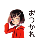 返信すら面倒なダウナー女子（個別スタンプ：21）