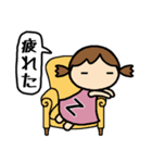 イニシャルZ 女の子（個別スタンプ：7）