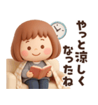 ずっと使える秋のことば♡ぶちゃこの日常（個別スタンプ：13）