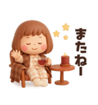 ずっと使える秋のことば♡ぶちゃこの日常（個別スタンプ：34）