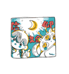 ムーセヴ神と楽しい日常（個別スタンプ：1）