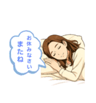 女友達スタンプ1（個別スタンプ：28）